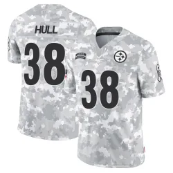 Evan Hull Pittsburgh Steelers Limited Youth 2024 Salute to Service Jersey (Arctic Camo)