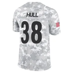Evan Hull Pittsburgh Steelers Limited Youth 2024 Salute to Service Jersey (Arctic Camo)