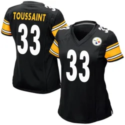 Fitzgerald Toussaint Pittsburgh Steelers Game Women's Team Color Jersey (Black)