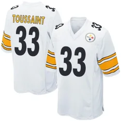 Fitzgerald Toussaint Pittsburgh Steelers Game Youth Jersey (White)