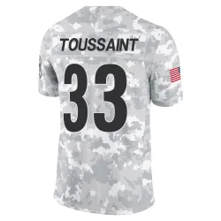 Fitzgerald Toussaint Pittsburgh Steelers Limited Youth 2024 Salute to Service Jersey (Arctic Camo)