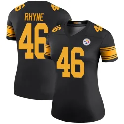 Forrest Rhyne Pittsburgh Steelers Legend Women's Color Rush Jersey (Black)