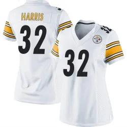 Franco Harris Pittsburgh Steelers Game Women's Jersey (White)