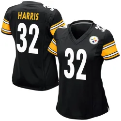 Franco Harris Pittsburgh Steelers Game Women's Team Color Jersey (Black)