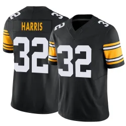 Franco Harris Pittsburgh Steelers Limited Men's Alternate Vapor F.U.S.E. Jersey (Black)