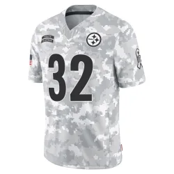 Franco Harris Pittsburgh Steelers Limited Youth 2024 Salute to Service Jersey (Arctic Camo)