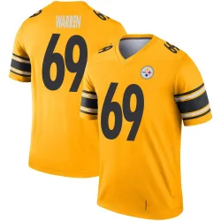 Gareth Warren Pittsburgh Steelers Legend Youth Inverted Jersey (Gold)