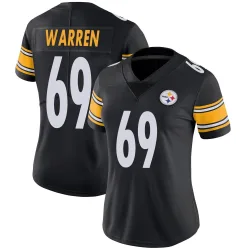 Gareth Warren Pittsburgh Steelers Limited Women's Team Color Vapor Untouchable Jersey (Black)