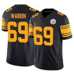 Gareth Warren Pittsburgh Steelers Limited Youth 2nd Alternate Vapor F.U.S.E. Jersey (Black)