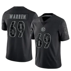 Gareth Warren Pittsburgh Steelers Limited Youth Reflective Jersey (Black)