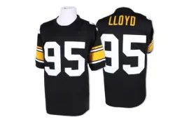Greg Lloyd Pittsburgh Steelers Authentic Men's Mitchell And Ness Throwback Jersey (Black)