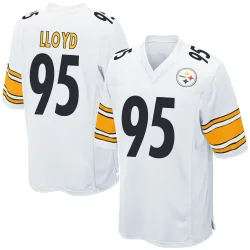 Greg Lloyd Pittsburgh Steelers Game Men's Jersey (White)