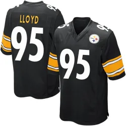 Greg Lloyd Pittsburgh Steelers Game Men's Team Color Jersey (Black)