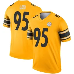 Greg Lloyd Pittsburgh Steelers Legend Men's Inverted Jersey (Gold)