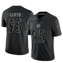 Greg Lloyd Pittsburgh Steelers Limited Men's Reflective Jersey (Black)
