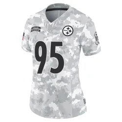 Greg Lloyd Pittsburgh Steelers Limited Women's 2024 Salute to Service Jersey (Arctic Camo)