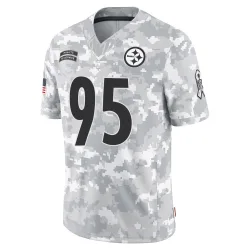 Greg Lloyd Pittsburgh Steelers Limited Youth 2024 Salute to Service Jersey (Arctic Camo)