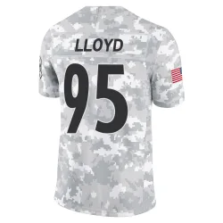 Greg Lloyd Pittsburgh Steelers Limited Youth 2024 Salute to Service Jersey (Arctic Camo)