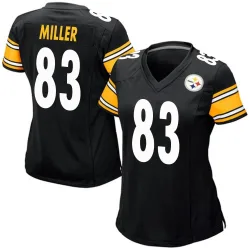 Heath Miller Pittsburgh Steelers Game Women's Team Color Jersey (Black)