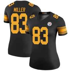 Heath Miller Pittsburgh Steelers Legend Women's Color Rush Jersey (Black)