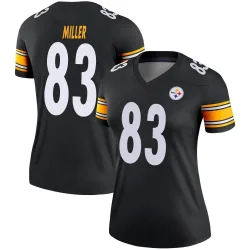 Heath Miller Pittsburgh Steelers Legend Women's Jersey (Black)