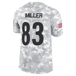 Heath Miller Pittsburgh Steelers Limited Youth 2024 Salute to Service Jersey (Arctic Camo)