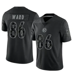 Hines Ward Pittsburgh Steelers Limited Youth Reflective Jersey (Black)