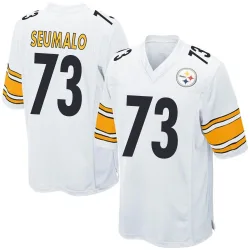 Isaac Seumalo Pittsburgh Steelers Game Youth Jersey (White)
