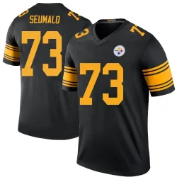 Isaac Seumalo Pittsburgh Steelers Legend Men's Color Rush Jersey (Black)