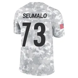 Isaac Seumalo Pittsburgh Steelers Limited Men's 2024 Salute to Service Jersey (Arctic Camo)
