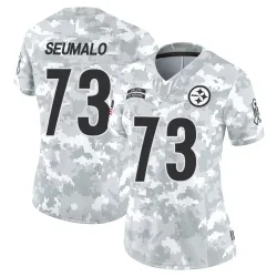 Isaac Seumalo Pittsburgh Steelers Limited Women's 2024 Salute to Service Jersey (Arctic Camo)