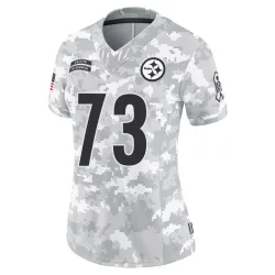 Isaac Seumalo Pittsburgh Steelers Limited Women's 2024 Salute to Service Jersey (Arctic Camo)