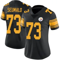 Isaac Seumalo Pittsburgh Steelers Limited Women's Color Rush Jersey (Black)