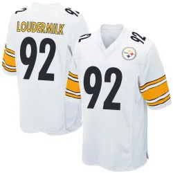 Isaiahh Loudermilk Pittsburgh Steelers Game Men's Jersey (White)