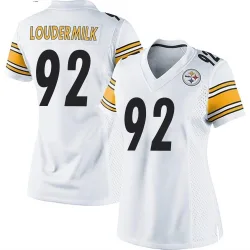 Isaiahh Loudermilk Pittsburgh Steelers Game Women's Jersey (White)