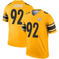 Isaiahh Loudermilk Pittsburgh Steelers Legend Men's Inverted Jersey (Gold)