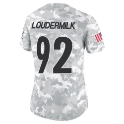 Isaiahh Loudermilk Pittsburgh Steelers Limited Women's 2024 Salute to Service Jersey (Arctic Camo)