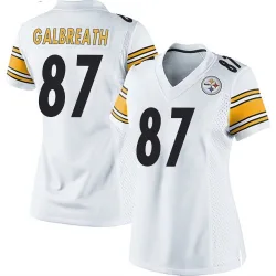 JJ Galbreath Pittsburgh Steelers Game Women's Jersey (White)