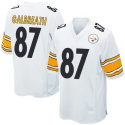 JJ Galbreath Pittsburgh Steelers Game Youth Jersey (White)