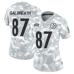 JJ Galbreath Pittsburgh Steelers Limited Women's 2024 Salute to Service Jersey (Arctic Camo)
