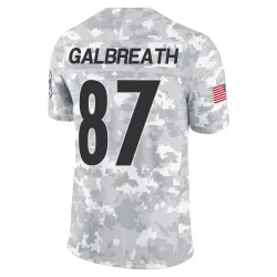 JJ Galbreath Pittsburgh Steelers Limited Youth 2024 Salute to Service Jersey (Arctic Camo)