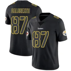 JJ Galbreath Pittsburgh Steelers Limited Youth Jersey (Black Impact)