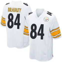 Ja'Marcus Bradley Pittsburgh Steelers Game Youth Jersey (White)