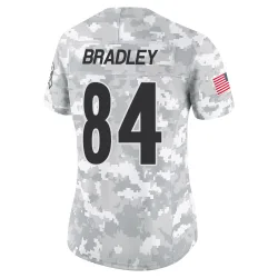 Ja'Marcus Bradley Pittsburgh Steelers Limited Women's 2024 Salute to Service Jersey (Arctic Camo)