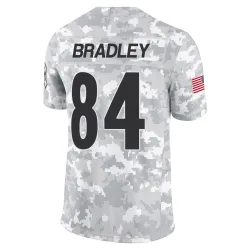 Ja'Marcus Bradley Pittsburgh Steelers Limited Youth 2024 Salute to Service Jersey (Arctic Camo)