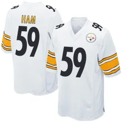 Jack Ham Pittsburgh Steelers Game Men's Jersey (White)