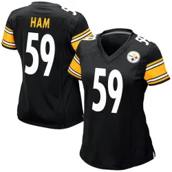 Jack Ham Pittsburgh Steelers Game Women's Team Color Jersey (Black)