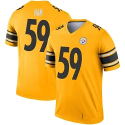 Jack Ham Pittsburgh Steelers Legend Youth Inverted Jersey (Gold)