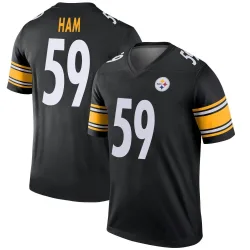 Jack Ham Pittsburgh Steelers Legend Youth Jersey (Black)