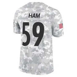 Jack Ham Pittsburgh Steelers Limited Men's 2024 Salute to Service Jersey (Arctic Camo)